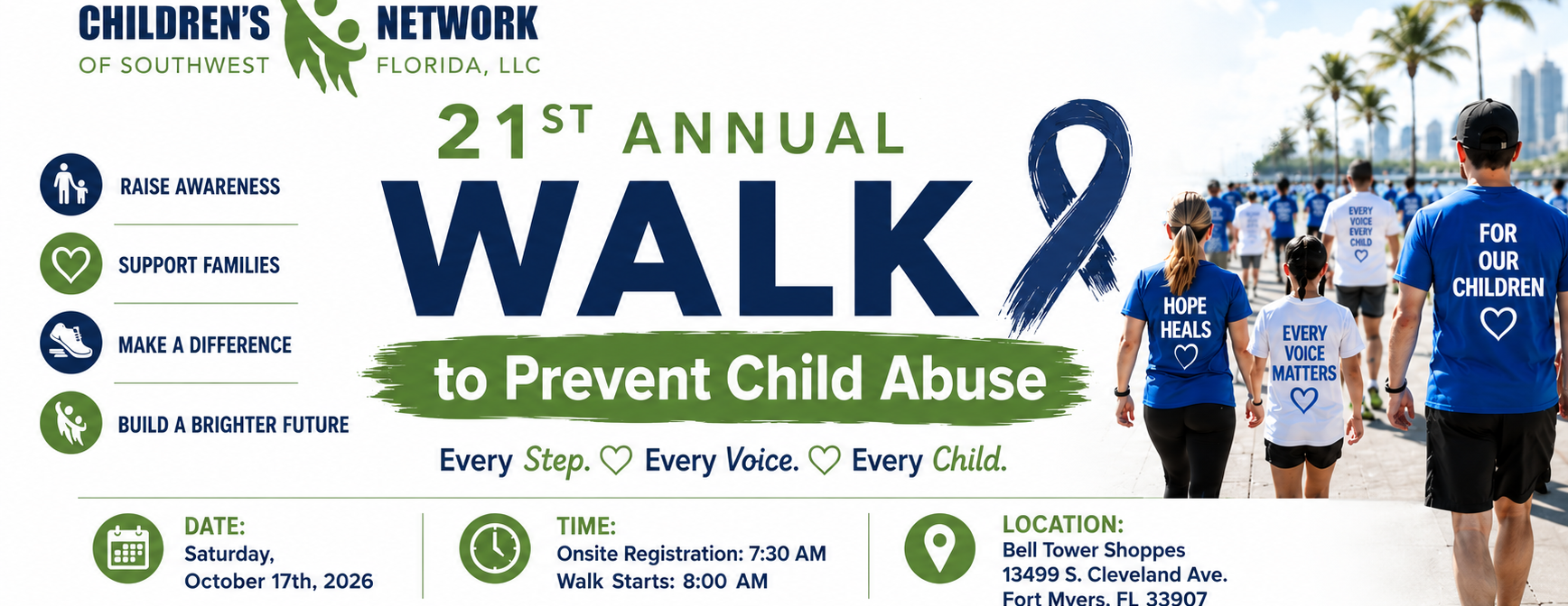 Children's Network of Southwest Florida's 21st Annual Walk to Prevent Child Abuse